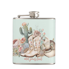 Boho ökcowboybockar cowboyhatt fickplunta