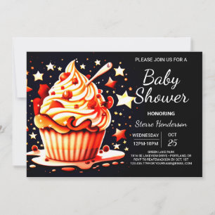 Boho Online Little Muffin Boy Shower Inbjudningar