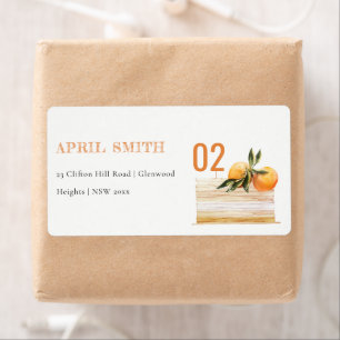 Boho Orange Fruktkummel oavsett ålder Fraktsedel