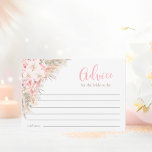 Boho Orchids Peonies Pampas Möhippa Advice Rådkort<br><div class="desc">Blommigt boho bohemian bouquet i vattenfärg (vattenfärg) grönt grey,  beige,   rosa,  ro,  blommor,  peonies orchids med pampasgräs på vit bakgrund. Fintvätt i bröllop möhippa,  RÅDGIVNINGSCERVER för vår eller sommartemat. Se matchande samlingar för fler objekt!</div>