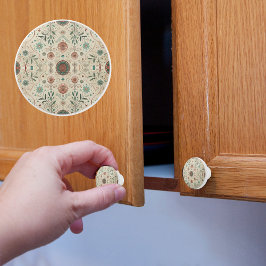 Boho Örter Mönster Knopp