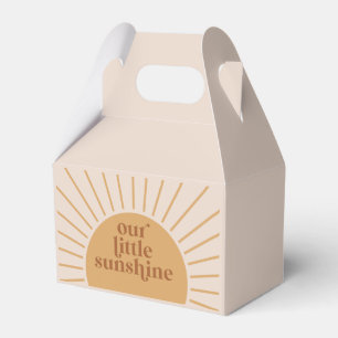 Boho Our Little Sunshine Födelsedag Presentaskar