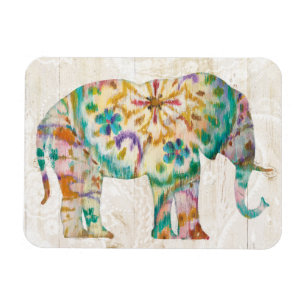 Boho Paisley elefant mig Magnet