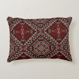 Boho Palestinian Pillow- Bohemian Tatreez Prydnadskudde