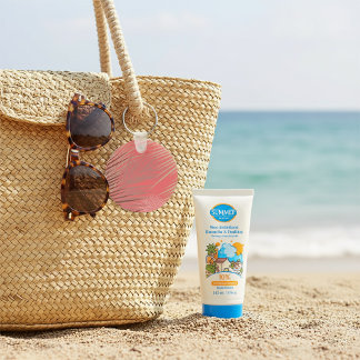 Boho Palm Pattern Nyckelring