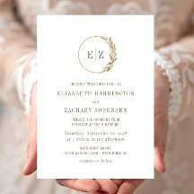 Boho Pampas Gräs Monogram Krans Beige Bröllop
