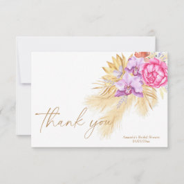 Boho pampas-gräs - tack för Möhippan Kort