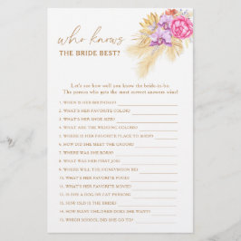 Boho pampas-gräs Vem vet vilken brud som är bäst