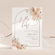 Boho Pampas Grass Baby Shower Arch