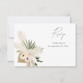 Boho Pampas Grass & Beige Blommigt med Meal OSA Ca