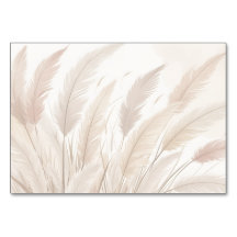 Boho Pampas Grass Blank Bröllop