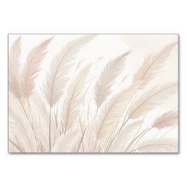 Boho Pampas Grass Blank Bröllop Bordsnummer
