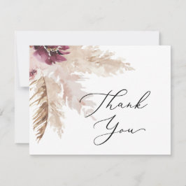 Boho Pampas Grass - tackkort Tack Kort