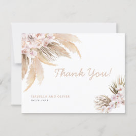 Boho Pampas Grass - tackkort Tack Kort