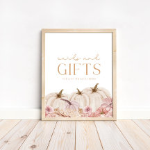 Boho Pampas Rosa Pumpa Kort & Gåvor