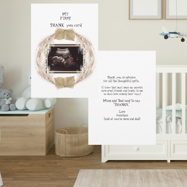 Boho Pampas Ultrasound Tack ViewPoint Kort (Skapare uppladdad)