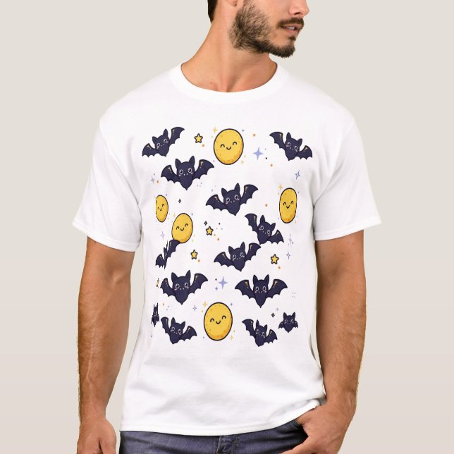 Boho Pampasgräs Monogram Krans T Shirt (Framsida)