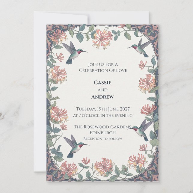 Boho Pampasgräs Torkad Blommig Bröllopsinbjudan Inbjudningar (Framsida)