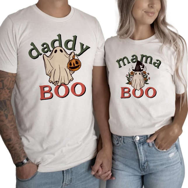 Boho pappa Boo Cute Ghost Halloween T Shirt (Skapare uppladdad)