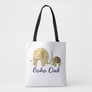 Boho Pappa, Guld Elephant Tygkasse