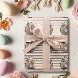 Boho Påsk personlig Photo och namn Presentpapper