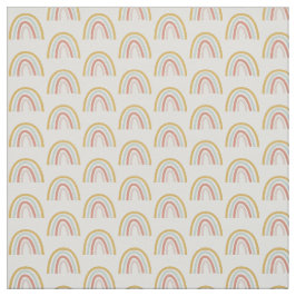 Boho Pastel Mini Rainbow Cotton Fabric Tyg