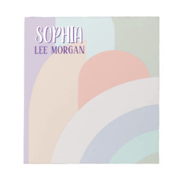 Boho Pastel Rainbow Anteckningsblock