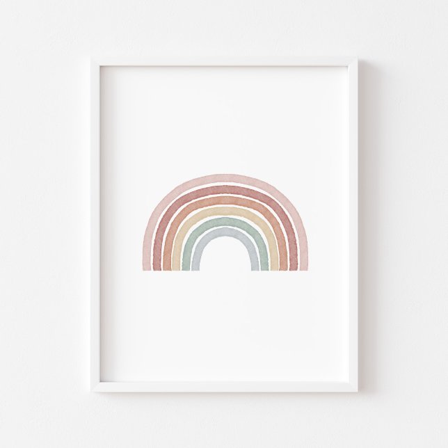 boho pastel rainbow print poster (Skapare uppladdad)