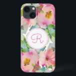 Boho Pastel Watercolor<br><div class="desc">Ro mönster,  som är en vattenfärg och en feminin,  har en kaskad av blommor med flytande löv som ger en liten grönt. Det ger ditt liv en modernt feminin beröring. Konstnär: Anpassadet Yulia Podlinnova och överlåtbart</div>