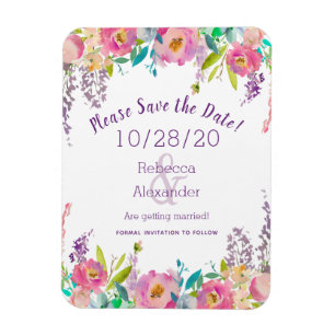 Boho Pastell Akvarell Magnet