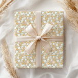 Boho Pastell Blommig Flickaktig Retro Presentpapper<br><div class="desc">Mjuk pastell blomsterpresentinslag.  Se hela vårt utbud av presentinslagsprodukter i vår Zazzle-butik.</div>