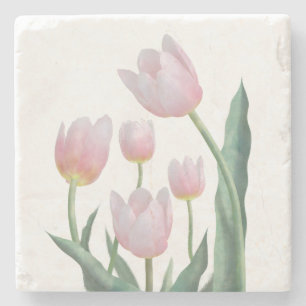 Boho Pastell Blommig Stenunderlägg