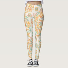 Boho Pastell Mandala Leggings