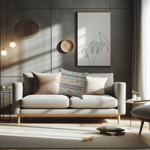 Boho patterned kudde