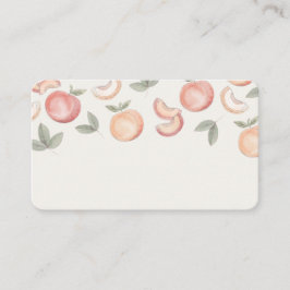 boho, peach-kort placeringskort