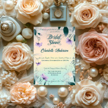 Boho Periwinkle och Silver Bröllopsfest 