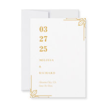 Boho Philippines Sol Bröllop spara datum Card