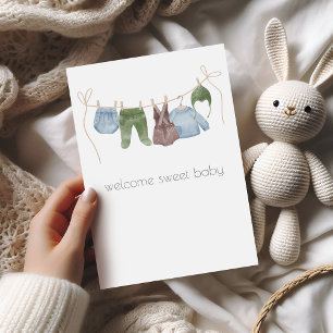 Boho Pojke Grattiss Card Kort