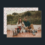 Boho Polka-Helgdag för fotopatkort för punktjul-Fu Julkort<br><div class="desc">Det här fotokortet för fullt vid prick jul är perfekt för din moderna bohemiska land-inspirerade Julhälsningar. Det klassiska, rustiska men finstilta, handritade teckensnittet ge är en snygg vintage som ser söt och enkel ut. Polka dots kom i jordtoner av rött, sage grönt, rosa, terrakotta, rost och tan. Utformningen är utmärkt...</div>