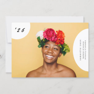 Boho Pop Roligt Universiteten Senior Student 2 Pho Meddelande