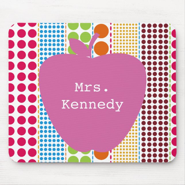 Boho pricker den rosa Apple lärare Musmatta (Framsidan)