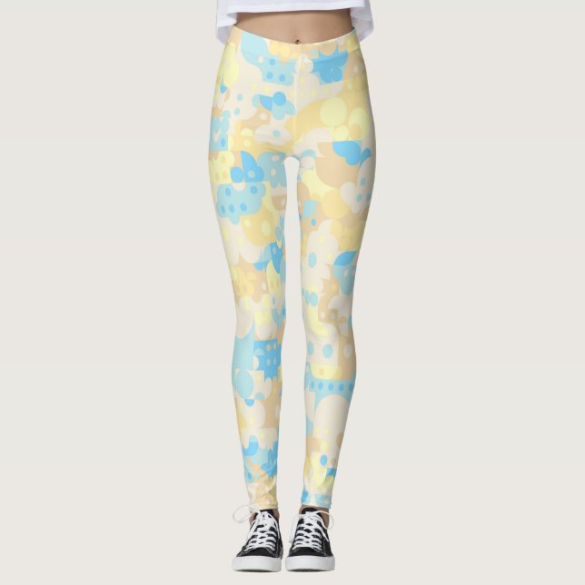 Boho prickmönster leggings (Framsida)