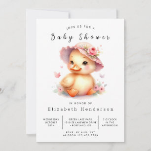 Boho Printable Anka Baby Shower Inbjudningar