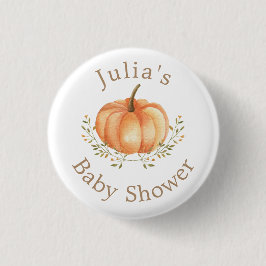 Boho Pumpkin Fall Autumn Foliage Baby Shower Knapp