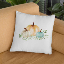Boho Pumpkin Fall Watercolor Höst