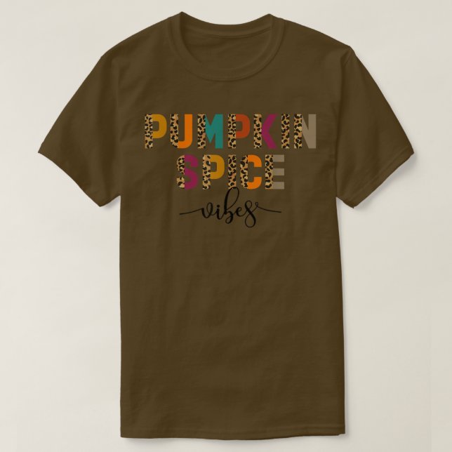 Boho Pumpkin Spice Vibes Lycklig Fall Yall Fall Th T Shirt (Design framsida)