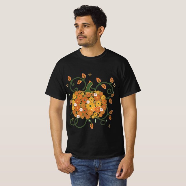 Boho pumpkin t shirt (Hel framsida)