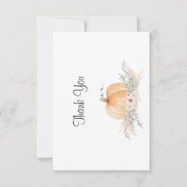 Boho Pumpkin - tack för ditt kort-Neutralt