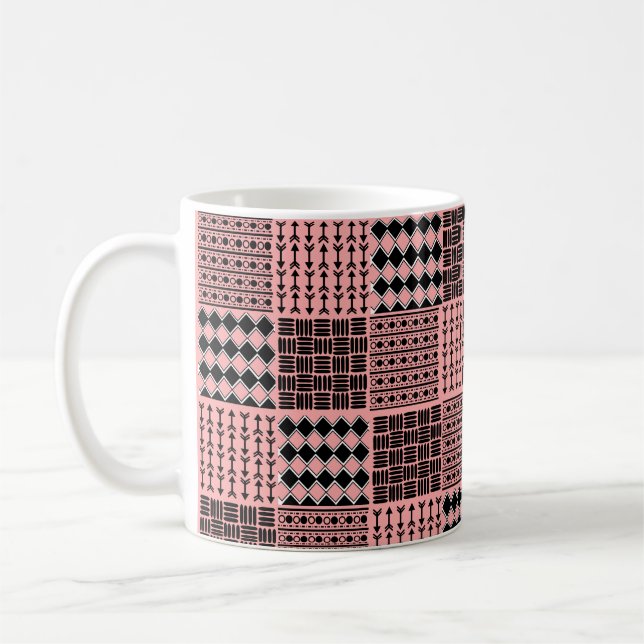 Boho Quilt Coffee Mugg (Vänster)