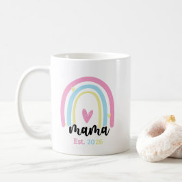 Boho Rainbow Anpassad Mamma Grundad År Minnessaker Kaffemugg